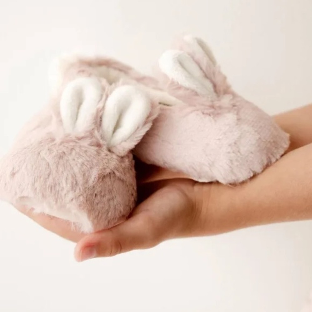 Adorable Jamie Kay Pink Bunny Slippers